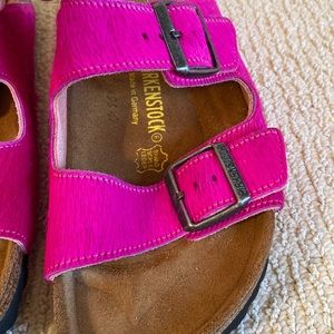 Hot pink Birkenstock